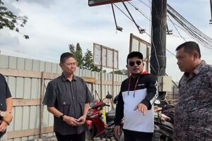 Wawako Palembang Sidak Bangunan di Jalan Demang Lebar Daun