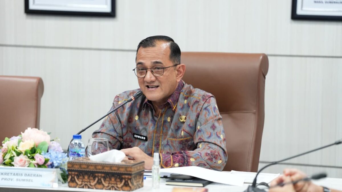 Kejar Target Nasional, Sekda Sumsel Minta Finalisasi Data PSN Tuntas Pekan Ini