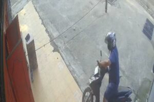 Aksi Pencurian Motor di Jalan Veteran Palembang Terekam CCTV