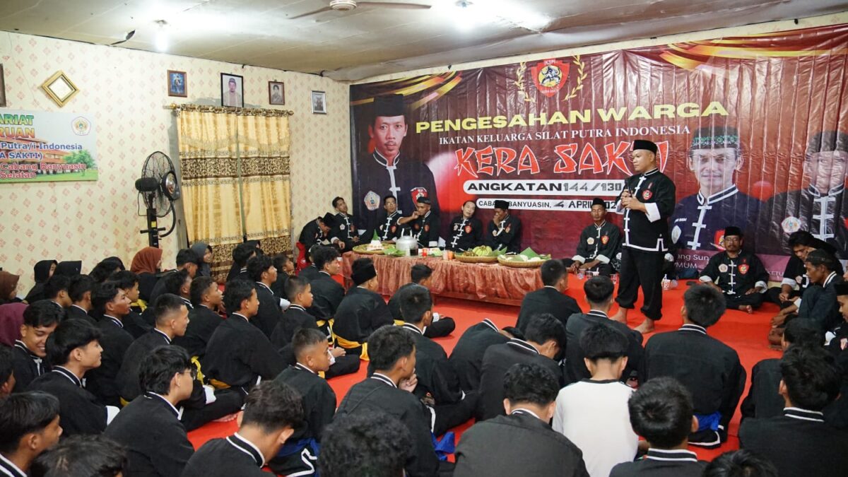 IKS.PI Kera Sakti Cabang Banyuasin Gelar Pengesahan Warga TK I Angkatan 144