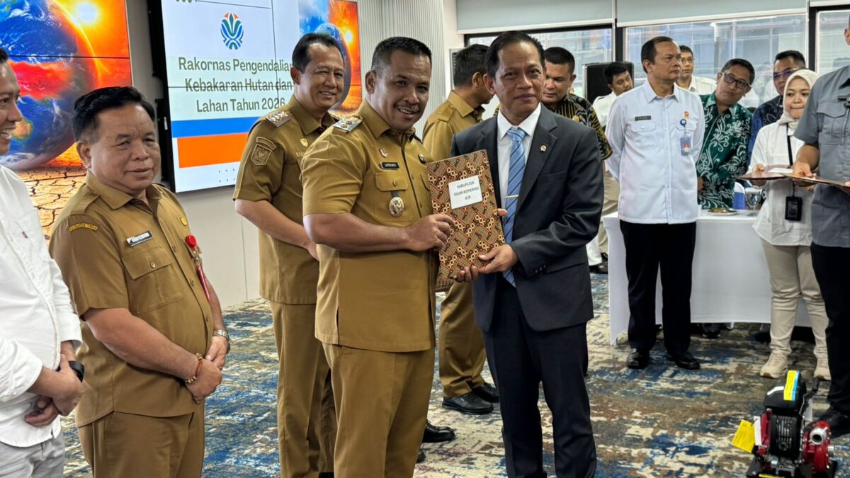 OKI Terima Bantuan Rp1,5 Miliar untuk Hadapi Karhutla 2026
