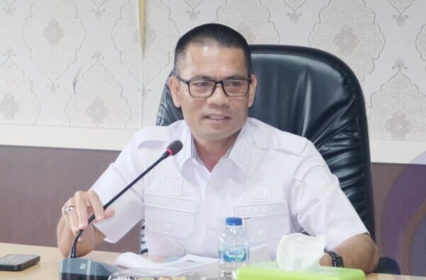 SEKRETARIS DAERAH OKU SELATAN PIMPIN RAPAT KOORDINASI TINDAK LANJUT ATENSI KPK RI TERKAIT CAPAIAN IKPD MCSP TAHUN 2025