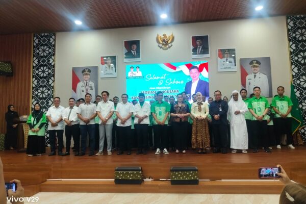 Pelantikan Indrayani Selaku Pengurus Asosiasi Pengusaha Advertising Sumatera Selatan