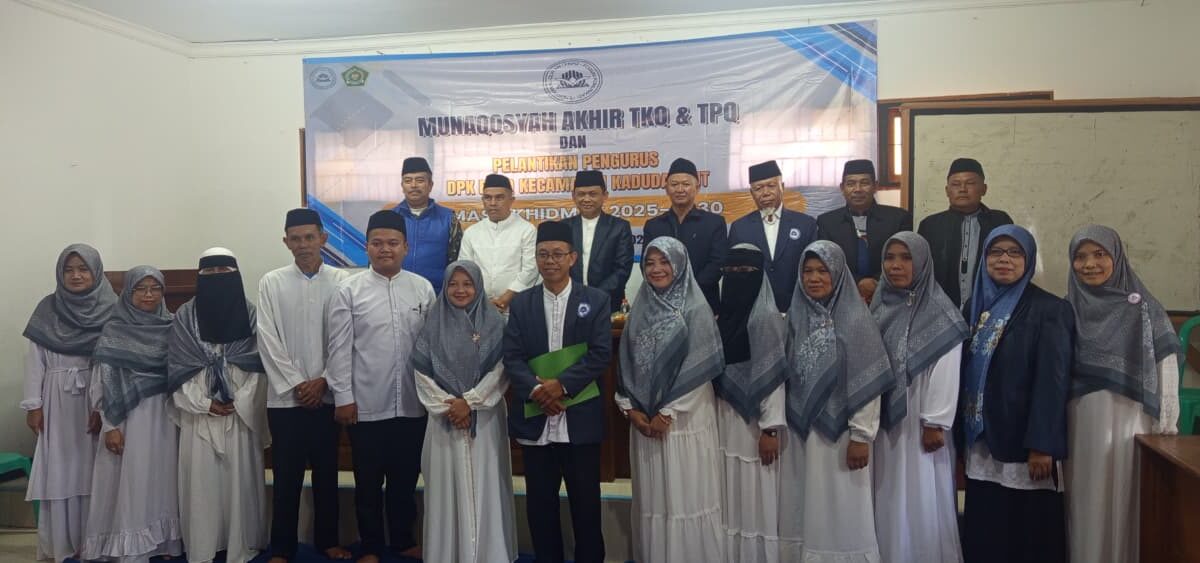 Pelantikan Pengurus DPK FKPQ Kadudampit 2026–2031, Perkuat Kelembagaan dan Evaluasi Pembelajaran Santri