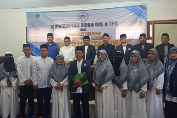 Pelantikan Pengurus DPK FKPQ Kadudampit 2026–2031, Perkuat Kelembagaan dan Evaluasi Pembelajaran Santri