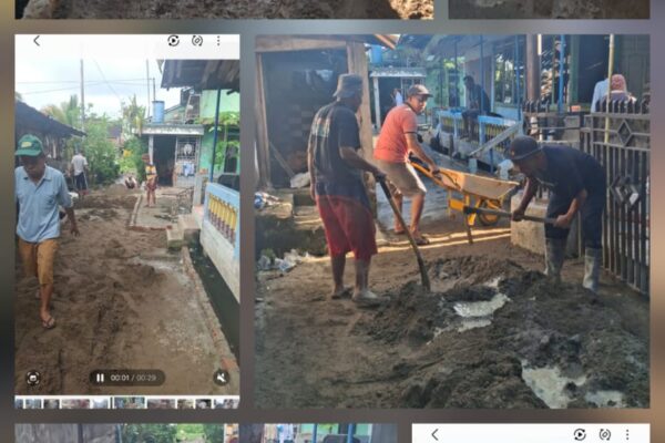 Bertahun – Tahun Diusulkan Tak Digubris, Ketua RT di Kertapati Perbaiki Jalan Pakai Uang Pribadi