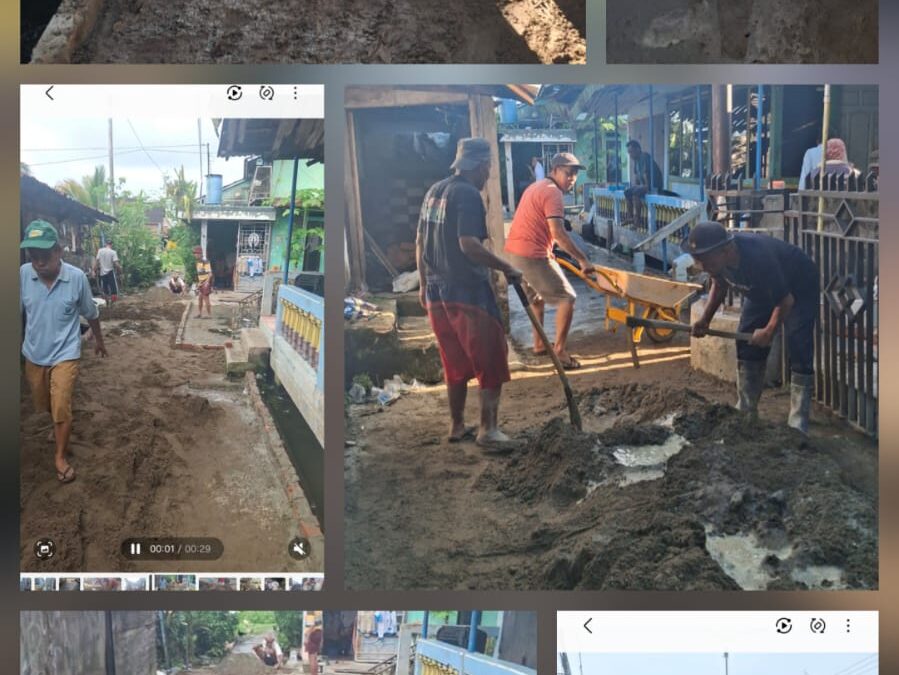 Bertahun – Tahun Diusulkan Tak Digubris, Ketua RT di Kertapati Perbaiki Jalan Pakai Uang Pribadi