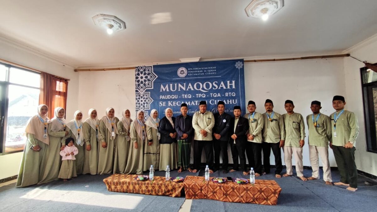 Perkuat Generasi Qur’ani, DPK FKPQ Cidahu Gelar Munaqosyah Akhir Santri