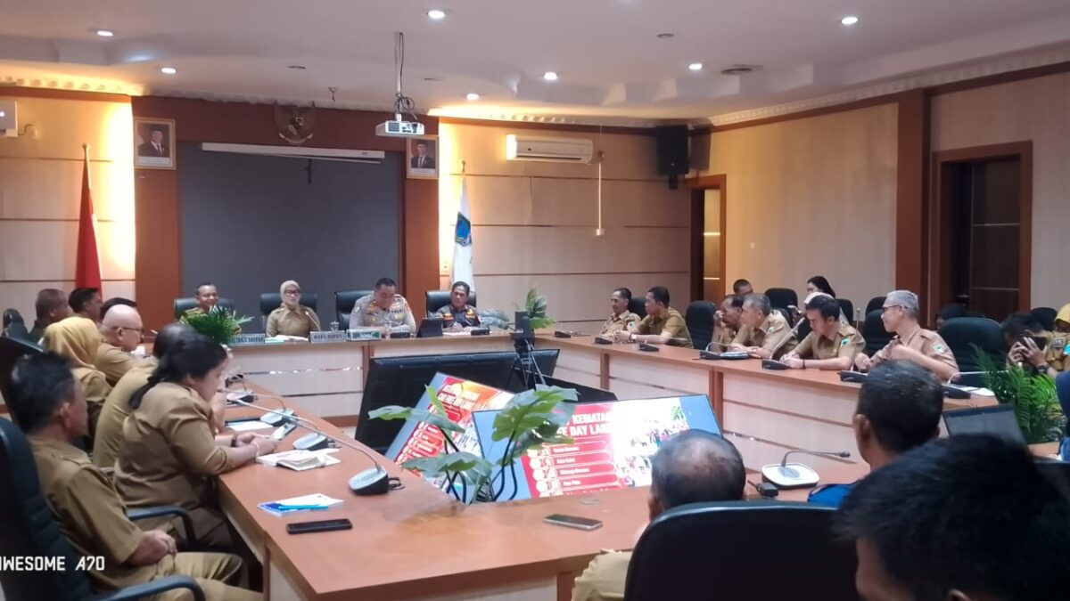 Wabup Lahat Pimpin Rapat Persiapan Kunjungan Kapolda Sumsel dan Car Free Day