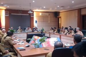 Wabup Lahat Pimpin Rapat Persiapan Kunjungan Kapolda Sumsel dan Car Free Day