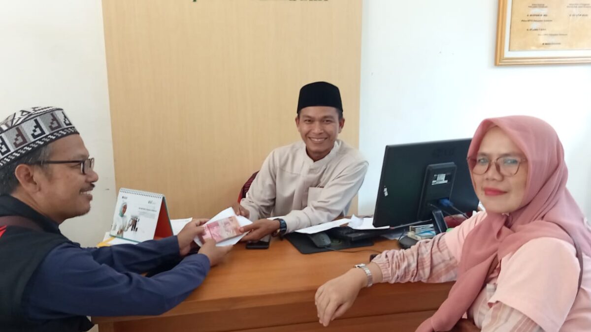 UPZ FKPQ Sukabumi Setorkan Zakat Fitrah dan Infak Ramadhan 1447 H ke BAZNAS