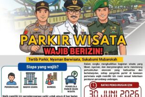 Pemkab Sukabumi Wajibkan Izin Resmi Pengelola Parkir Wisata, Target Tertib Sebelum 30 Juni 2026