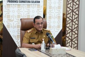 Sekda Sumsel Edward Candra Ikuti Rakornas Pengendalian Inflasi 2026 dan Evaluasi Program 3 Juta Rumah