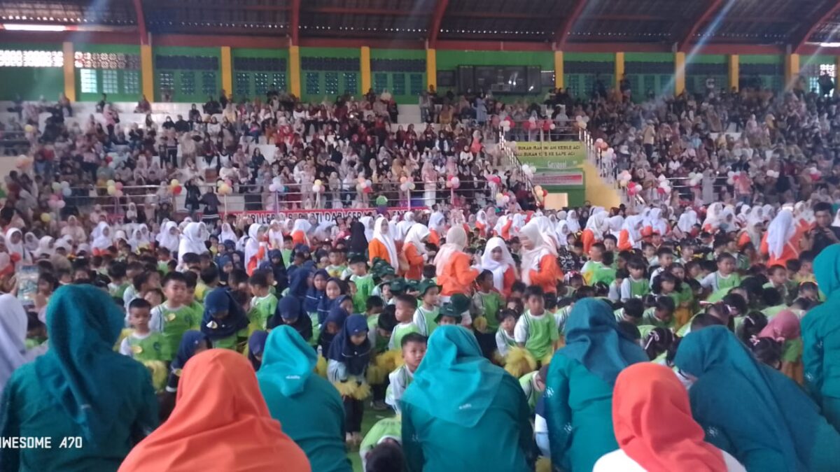 Gebyar Senam Anak Indonesia Hebat Meriahkan HUT ke-157 Kabupaten Lahat