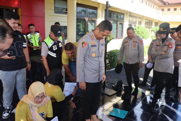 Polres Ogan Ilir Laksanakan Program Pengendalian Berat Badan Personel