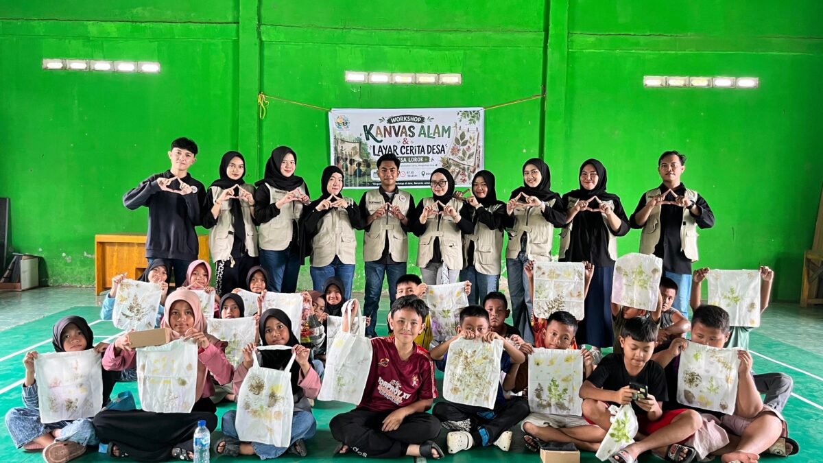 ARUNA Gelar Aksi Perdana Ruang Edukasi Anak Desa Melalui Program “Kanvas Alam & Layar Cerita Desa”
