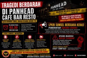 Tragedi Berdarah di PANHEAD Cafe Bar Resto, LPKRI Sumsel Desak Penutupan dan Pencabutan Izin Tempat Hiburan Bermasalah