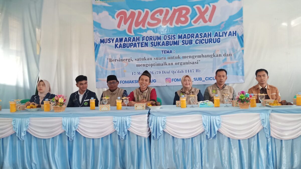 Musyawarah XI FOMAKSI KKMA Cicurug Bahas Evaluasi dan Penguatan Organisasi Siswa Madrasah