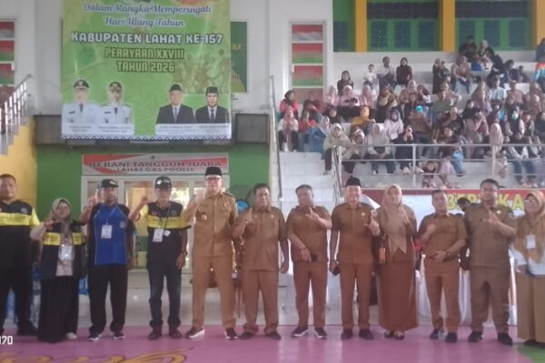 Festival Marching Band HUT ke-157 Kabupaten Lahat Resmi Digelar, Puluhan Sekolah Tampilkan Kreativitas Terbaik