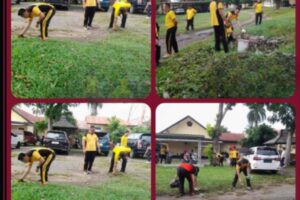 Kurvei Bersama, Polsek Indralaya Gelar BELIDA Wujudkan Lingkungan Mako Bersih, Asri dan Nyaman untuk Pelayanan Masyarakat