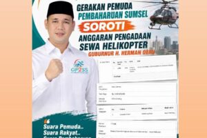 GP2SS Pertanyakan Urgensi Sewa Helikopter di Tengah Jeritan Kebutuhan Rakyat