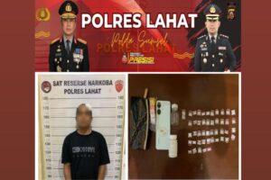 46 Paket Sabu Diamankan, Satresnarkoba Polres Lahat Tangkap Seorang Terduga Pengedar