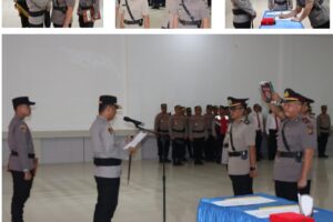 UPACARA SERTIJAB DAN KENAL PAMIT PEJABAT POLRES OGAN ILIR BERLANGSUNG KHIDMAT DAN PENUH KEKELUARGAAN