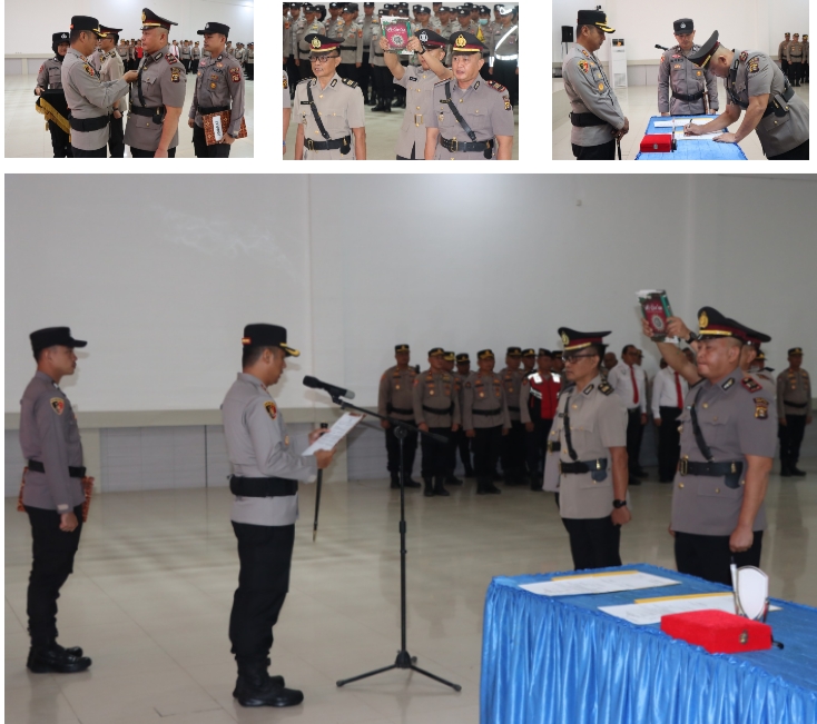 UPACARA SERTIJAB DAN KENAL PAMIT PEJABAT POLRES OGAN ILIR BERLANGSUNG KHIDMAT DAN PENUH KEKELUARGAAN