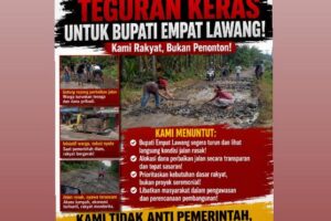Gerakan Pemuda Pembaharuan Sumsel Soroti Jalan Rusak di Empat Lawang, Desak Bupati Turun Tangan
