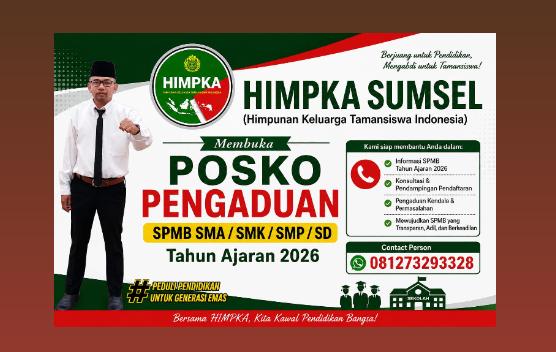 HIMPKA Sumsel Buka Posko Pengaduan SPMB 2026