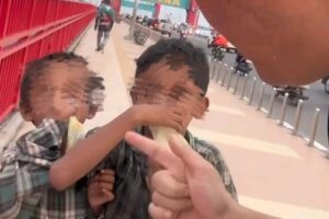 Dua Bocah Diduga Mengisap Lem di Kawasan Ampera Viral, Publik Soroti Penanganan Anak Jalanan di Palembang