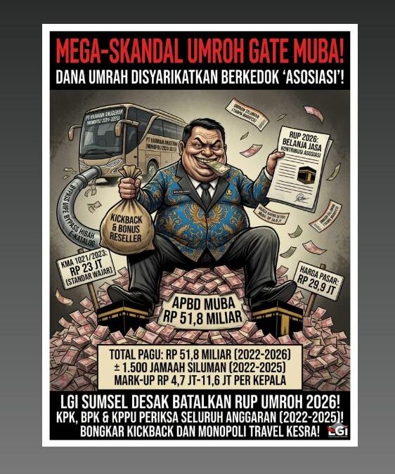 LGI Sumsel Soroti Dugaan Penyimpangan Program Umrah di Setda Muba