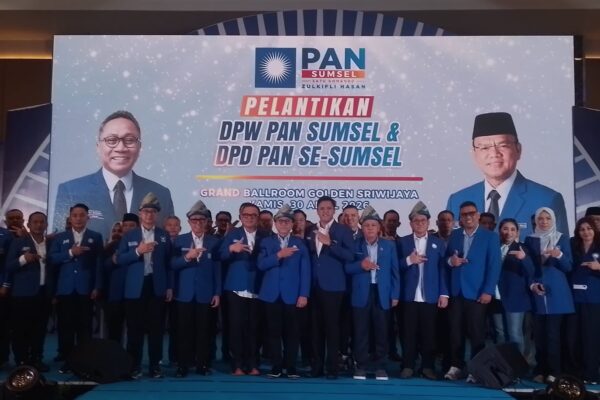 PELANTIKAN DPW DAN DPD PARTAI PAN SE-SUMSEL DILAKSANAKAN DENGAN KHIDMAT