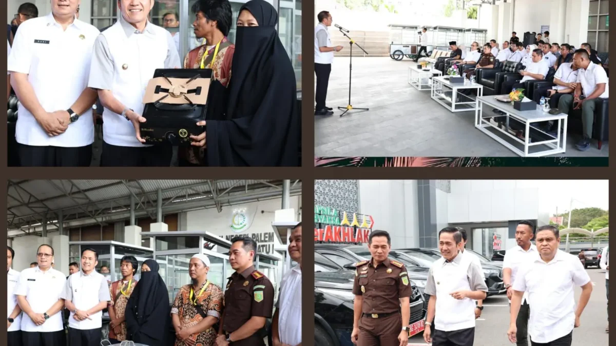 Pemkot Palembang Serahkan 6 Gerobak Bakso untuk Eks Napiter melalui Program Palembang Peduli
