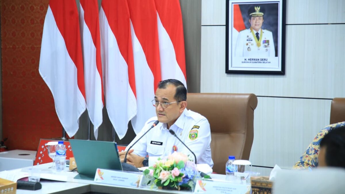 Sekda Sumsel Tekankan Perubahan Mindset dalam Rapat Monev Stranas PK