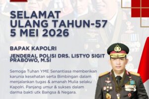 PB Pemuda Muslimin Indonesia Ucapkan Selamat Ulang Tahun ke-57 Kapolri