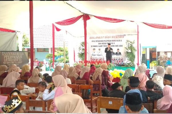 Tasyakuran dan Pelepasan Siswa Kelas VI SD Negeri 3 Lahat Berlangsung Meriah dan Penuh Makna
