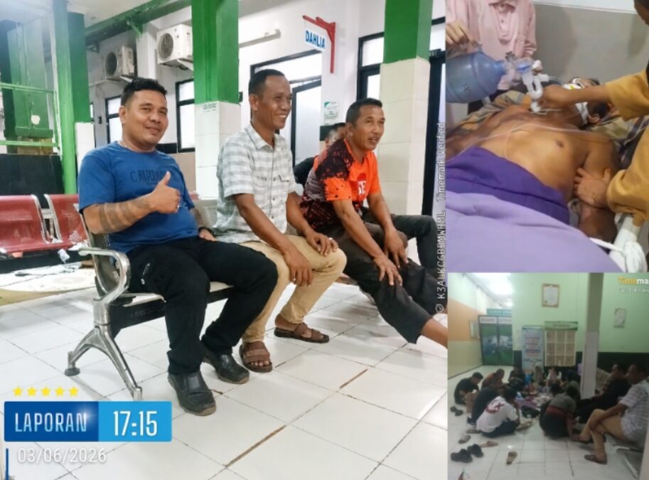Kades Curup Jenguk Warga yang Sakit di RS AK Gani Palembang, Wujud Kepedulian Pemimpin kepada Masyarakat