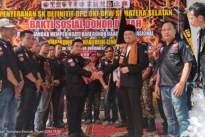 Resmi Terima SK Definitif, DPC LSM Harimau OKI Siap Tancap Gas Jalankan Program Organisasi