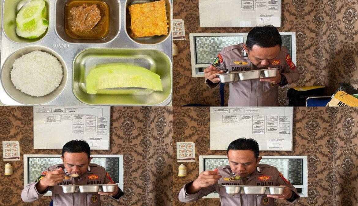 DOKKES POLRES OGAN ILIR PASTIKAN 11.054 PORSI MBG AMAN DAN LAYAK KONSUMSI MELALUI PEMERIKSAAN FOOD SECURITY