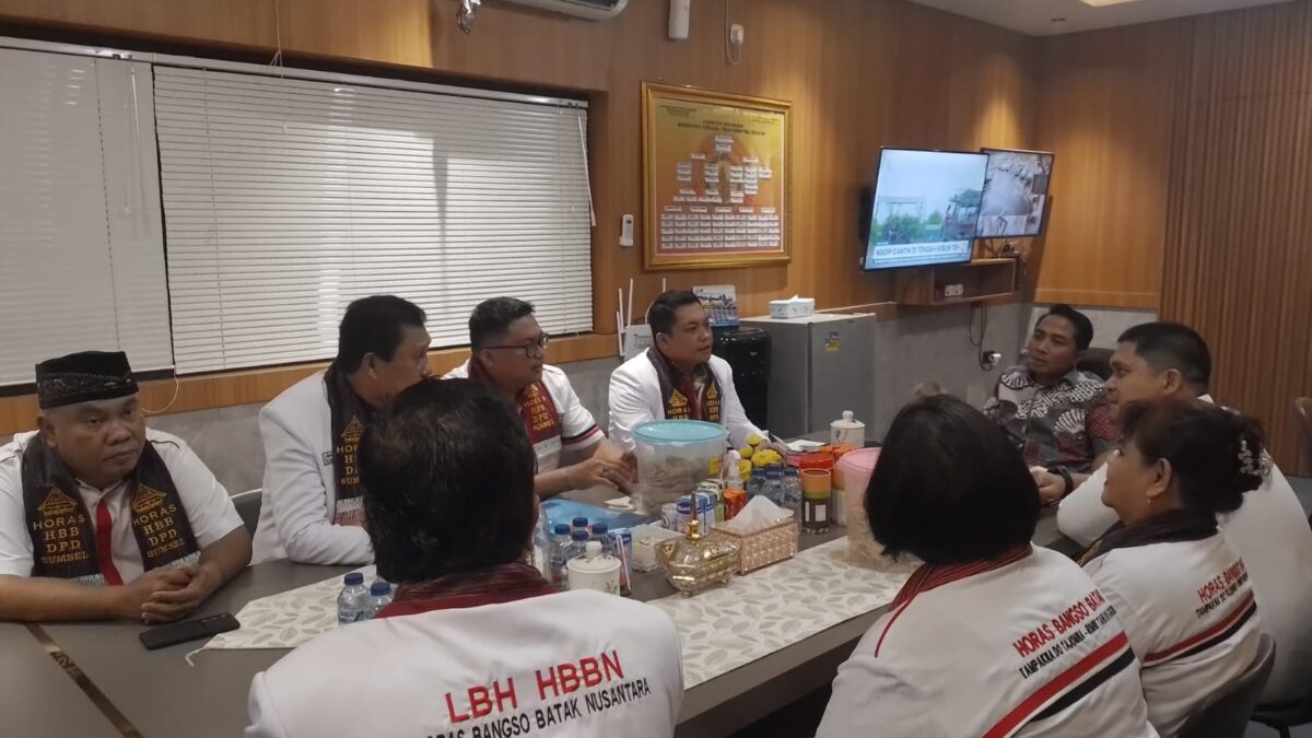 Horas Bangso Batak (HBB) Sumsel Audiensi Bareng DirIntelkam Polda Sumsel