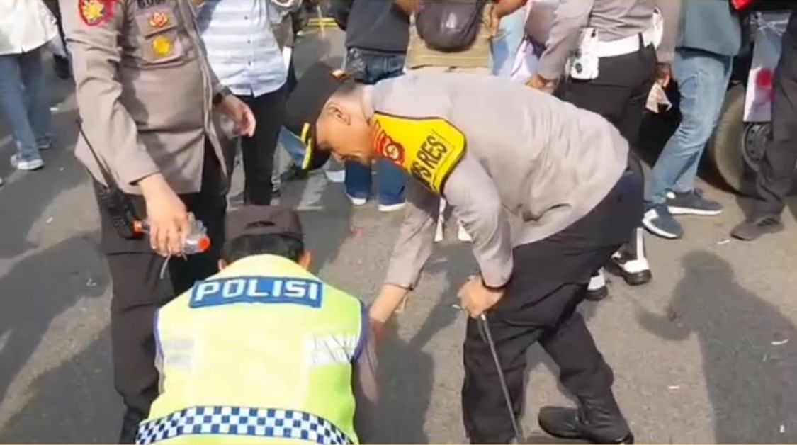 Dibalik Aksi dan Aspirasi, Ada Teladan yang ditinggalkan Kapolrestabes Palembang
