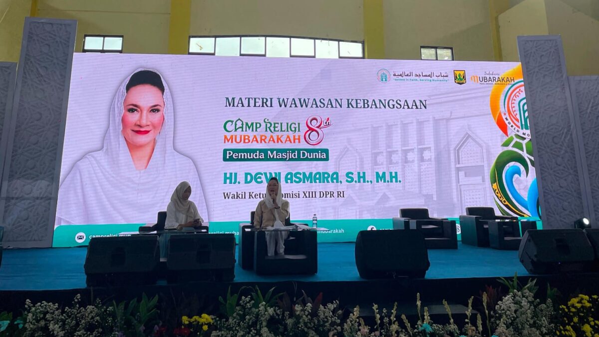 Wakil Komisi XIII DPR RI Dewi Asmara Motivasi Peserta Camp Religi VIII Mubarokah Pemuda Masjid Dunia Raih Masa Depan Gemilang