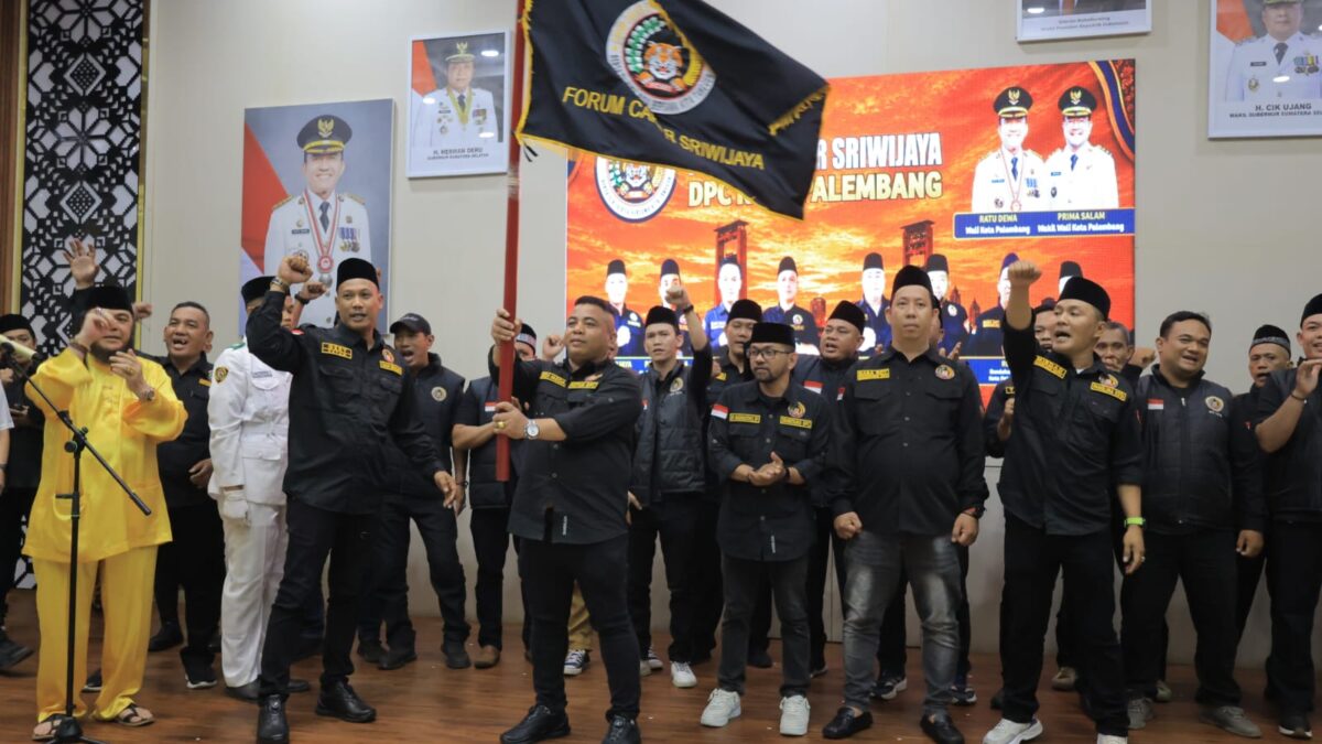 Edi Resmi dilantik Menjadi Ketua DPC Forum Cakar Sriwijaya Kota Palembang