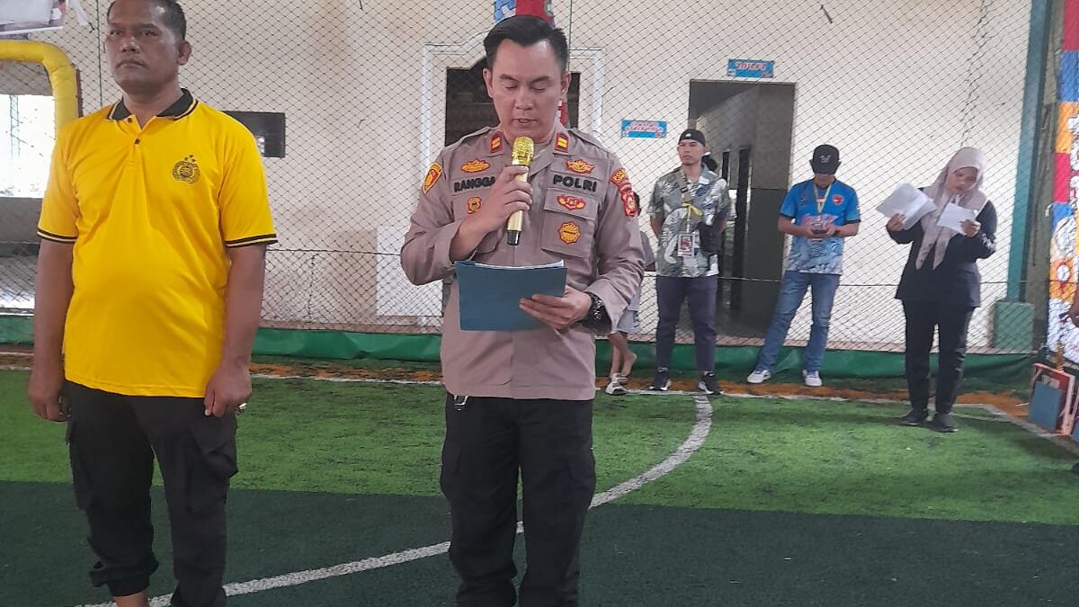 TURNAMEN FUN FUTSAL ANTAR INSTANSI DALAM RANGKA HUT BHAYANGKARA KE-80 RESMI DITUTUP