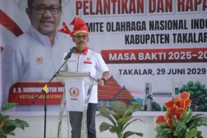 Nahkodai KONI Takalar 2025-2029, Kompol Alauddin Torki Target 10 Besar Porprov Sulsel 2026