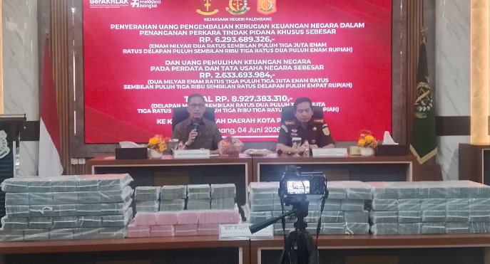 Ratu Dewa Apresiasi Pengembalian Rp8,9 Miliar Hasil Pemulihan Keuangan Negara
