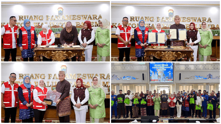 PMI Palembang dan Setda Teken Kerja Sama Donor Darah, 105 Pegawai Langsung Berpartisipasi