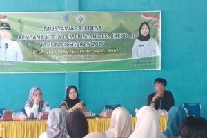 Desa Ulak Mas Gelar Musyawarah RKPDes 2027, Prioritaskan Program Sesuai Kebutuhan Warga