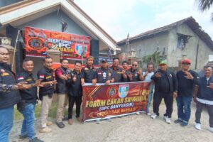 Forum Cakar Sriwijaya Banyuasin Bagikan Nasi Kotak, Sekretariat Baru Segera Diresmikan